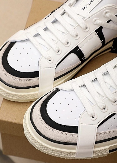 Женские кожаные кроссовки Dolce & Gabbana   