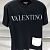 Мужская футболка Valentino high-shine logo - Black