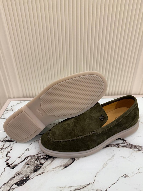 Мужские замшевые лоферы Ermenegildo Zegna