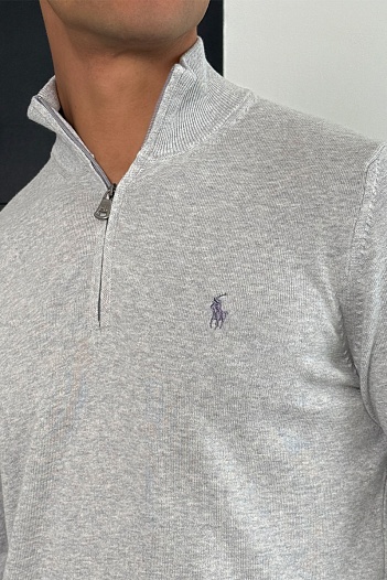 Мужская кофта Polo Ralph Lauren pony-embroidered - Grey   