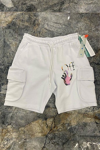 Мужские белые шорты Off-White   
