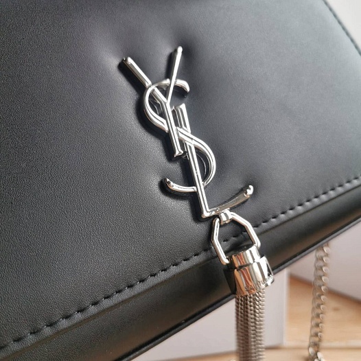 Женская сумка Yves Saint Laurent Kate 25x14 см - Black   