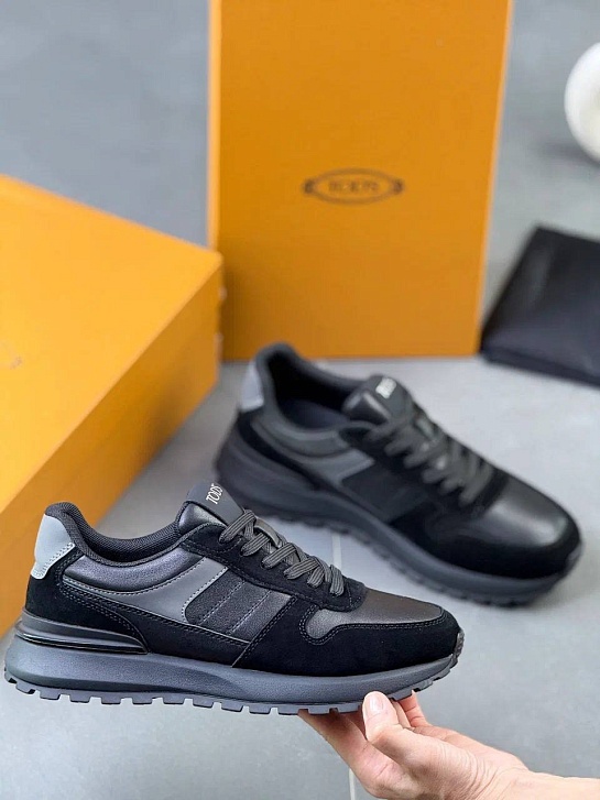 Мужские кроссовки Tod's чёрного цвета