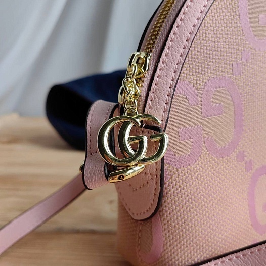 Сумка Gucci Ophidia Jumbo GG Small 24x18 см - Pink   