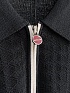 Вязаное поло чёрного цвета Kiton premium