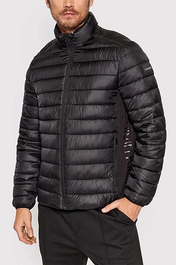 Мужская куртка Calvin Klein side-logo - Black   