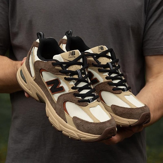 Кроссовки New Balance 530 Abzorb - Brown / White   