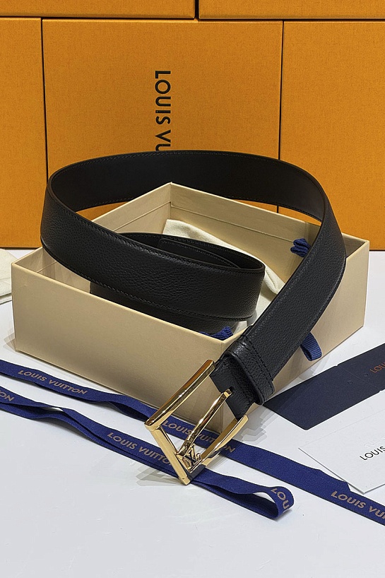 Кожаный ремень Louis Vuitton Pont Neuf premium