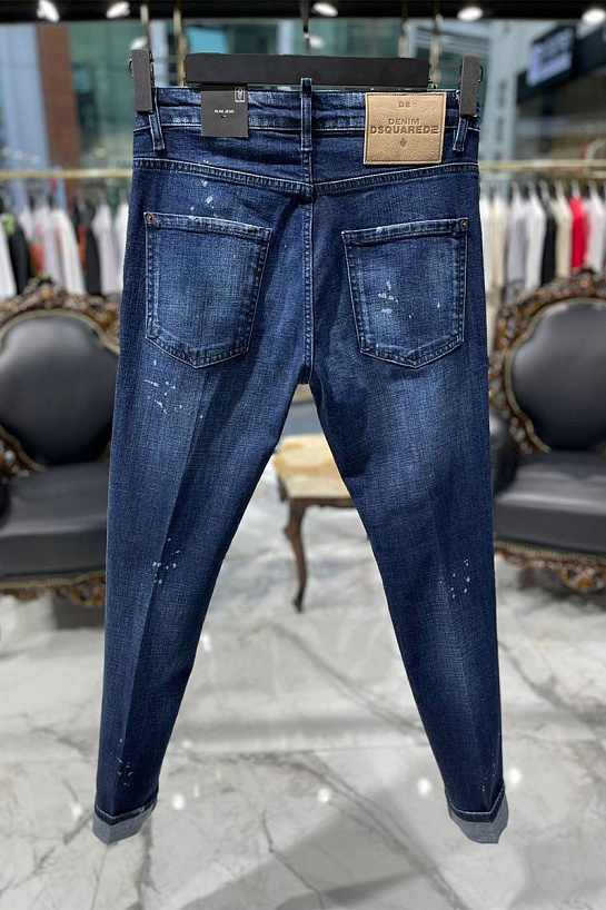 Мужские синие джинсы Dsquared2 Denim