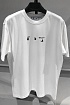 Белая оверсайз футболка Off-White 21SS Black Marker