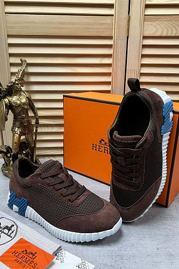Мужские кроссовки Hermes Bouncing - Brown   