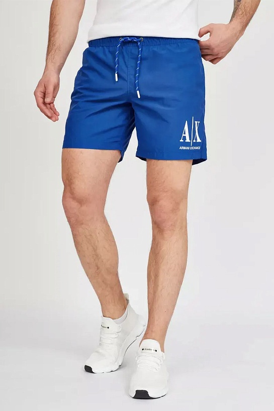 Мужские синие шорты Armani Exchange