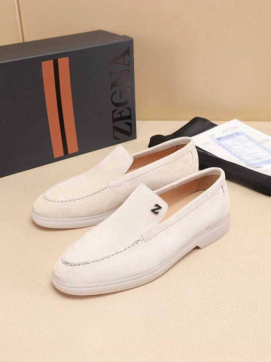 Мужские замшевые лоферы Ermenegildo Zegna