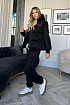 Женский чёрный костюм тройка MIU MIU