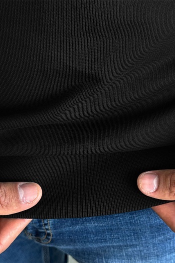 Свитшот чёрного цвета Moncler logo-patch   