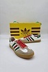 Женские кроссовки Gucci x Adidas Gazelle Collaboration - White