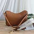 Женская кожаная сумка Marc Jacobs Drifter 25x17 см - Brown