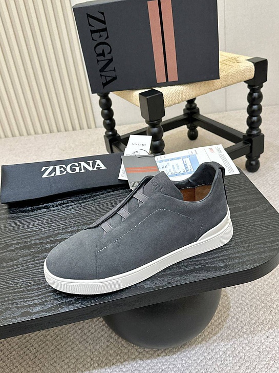 Мужские кроссовки Ermenegildo Zegna Triple Stitch - Grey