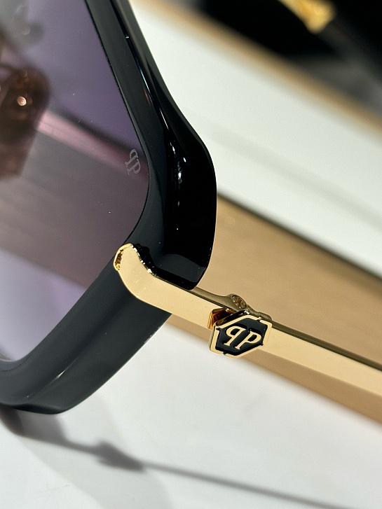 Солнцезащитные очки Philipp Plein Hexagon - Blue / Black