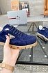 Замшевые кроссовки Prada logo-plaque - Blue