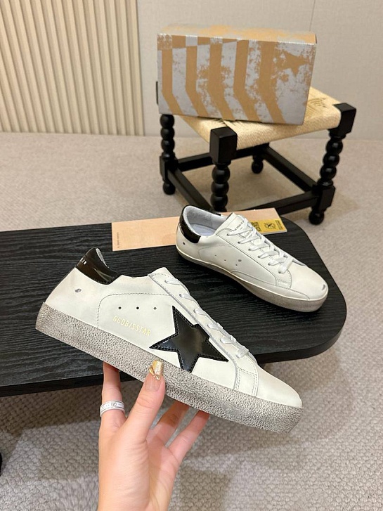 Мужские кожаные кроссовки Golden Goose Super-Star