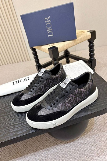 Мужские кроссовки Dior B101 Diamond  - Black   