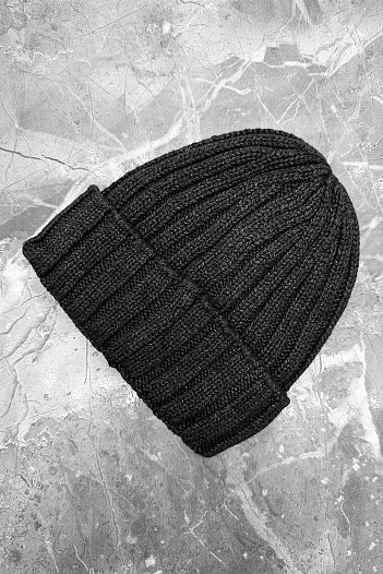 Серая шапка Bogner logo-plaque   