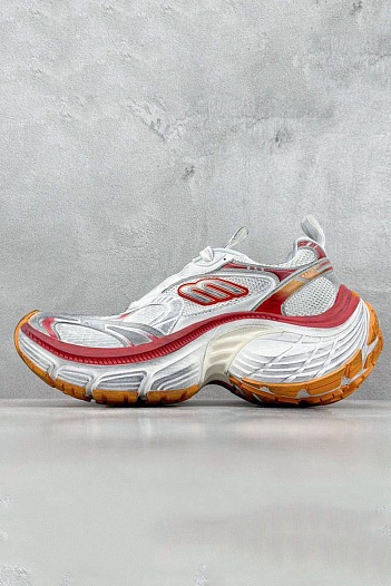 Женские комбинированные кроссовки Balenciaga Women's 10XL - White / Red   