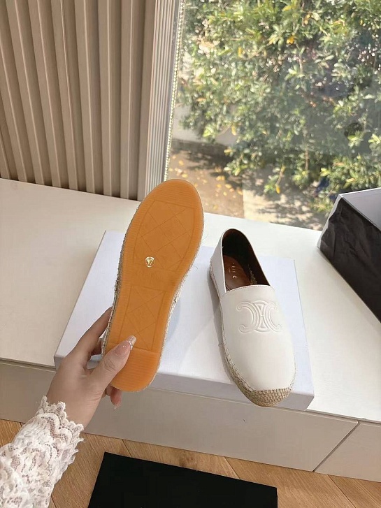 Женские эспадрильи Celine Premium - White