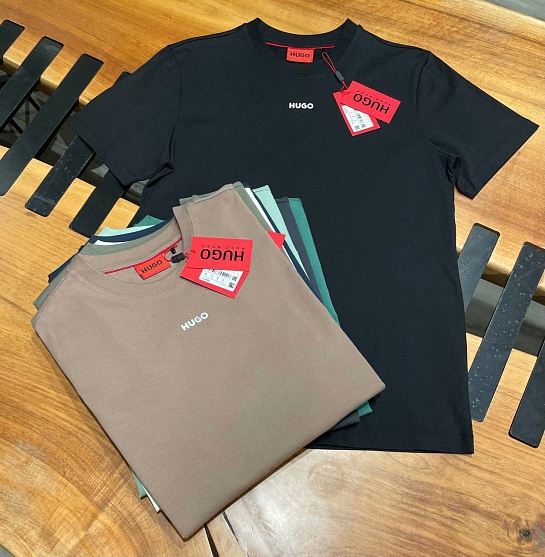 Мужская футболка Hugo Boss Dapolino - Brown