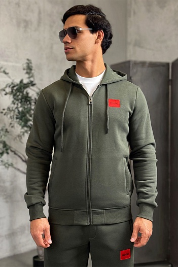 Утеплённая кофта на флисе Hugo Boss   