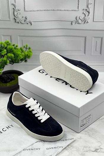 Мужские замшевые кроссовки Givenchy Town - Navy   
