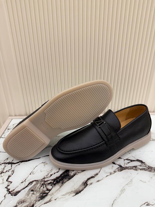 Мужские кожаные лоферы Ermenegildo Zegna