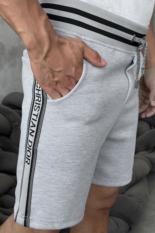 Мужские шорты Christian Dior - Grey