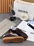 Комбинированные кроссовки Hugo Boss Brandon - Brown