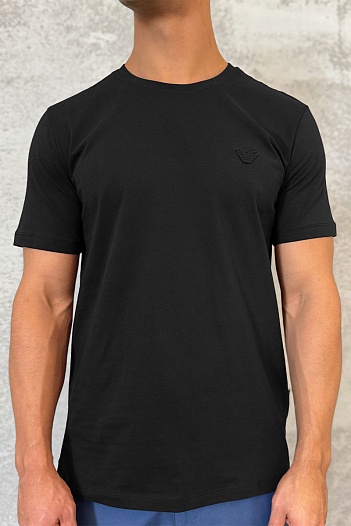 Чёрная мужская футболка Emporio Armani 7   
