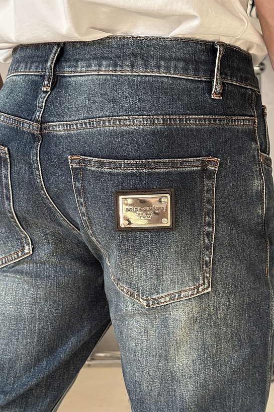 Мужские синие джинсы Dolce & Gabbana