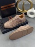 Замшевые кроссовки Zegna Triple Stitch