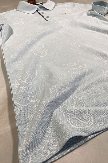 Светло-зелёное мужское поло Etro embroidered-logo   
