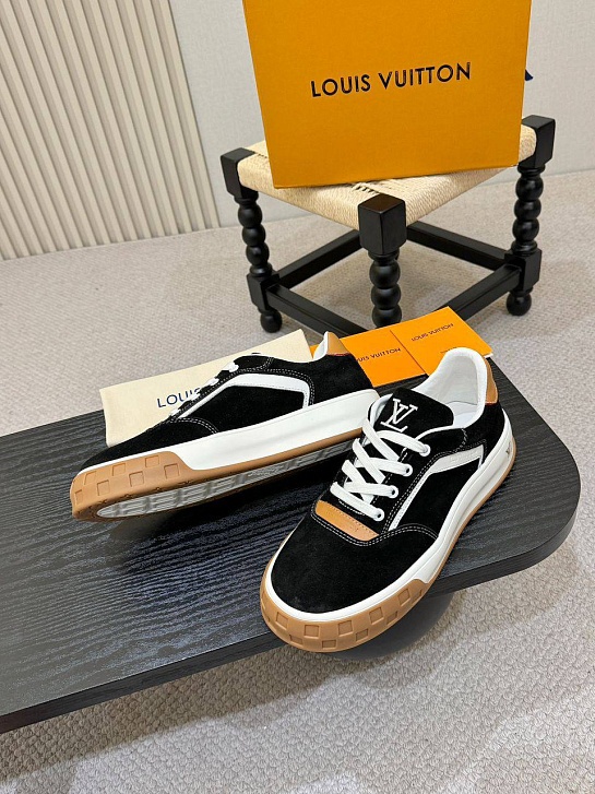Мужские кроссовки Louis Vuitton Tilted - Black