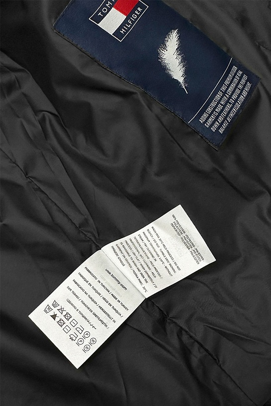 Чёрный жилет Tommy Hilfiger embroidered-logo