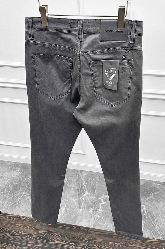 Мужские серые джинсы Emporio Armani