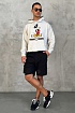 Брендовые мужские шорты Moncler чёрного цвета