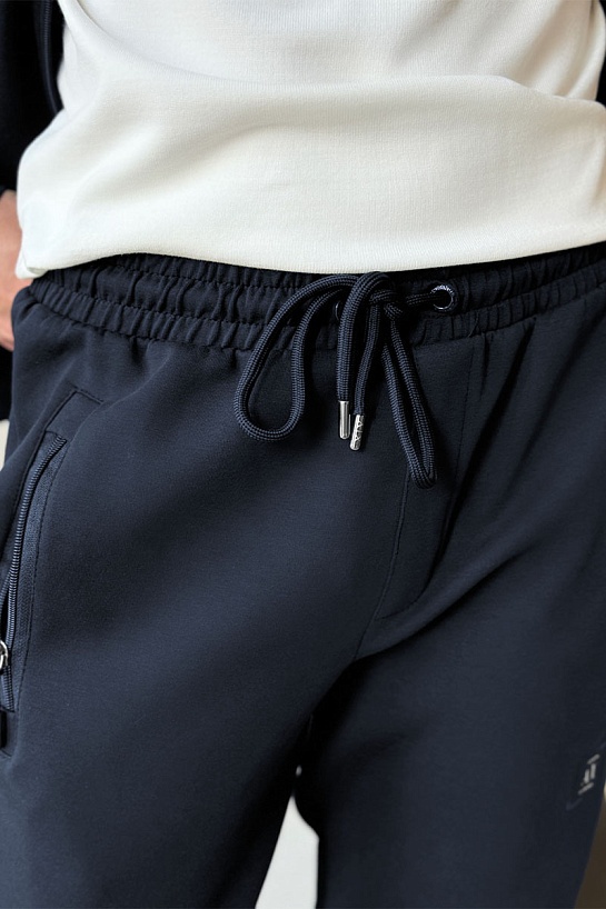 Спортивные штаны Armani Exchange logo-patch - Navy