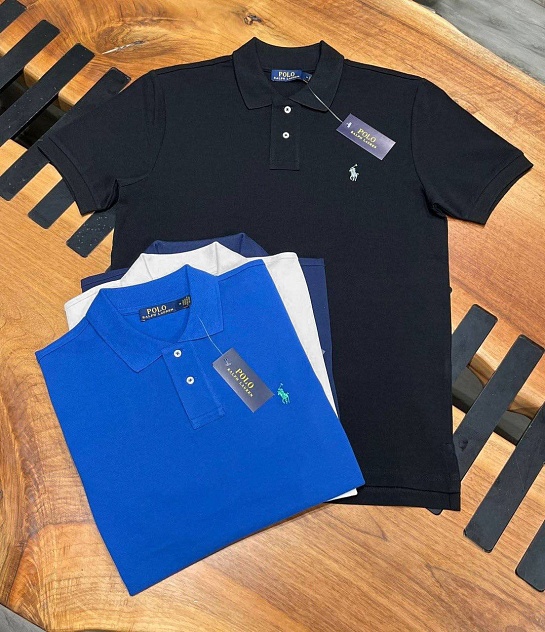 Мужское синее поло Polo Ralph Lauren classic