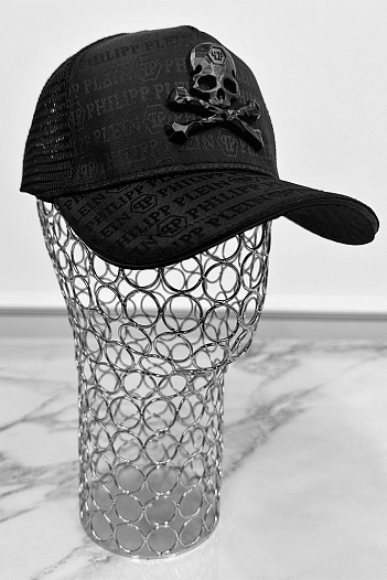 Бейсболка чёрного цвета Philipp Plein skull   