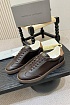 Кожаные кроссовки Brunello Cucinelli low-top - Brown