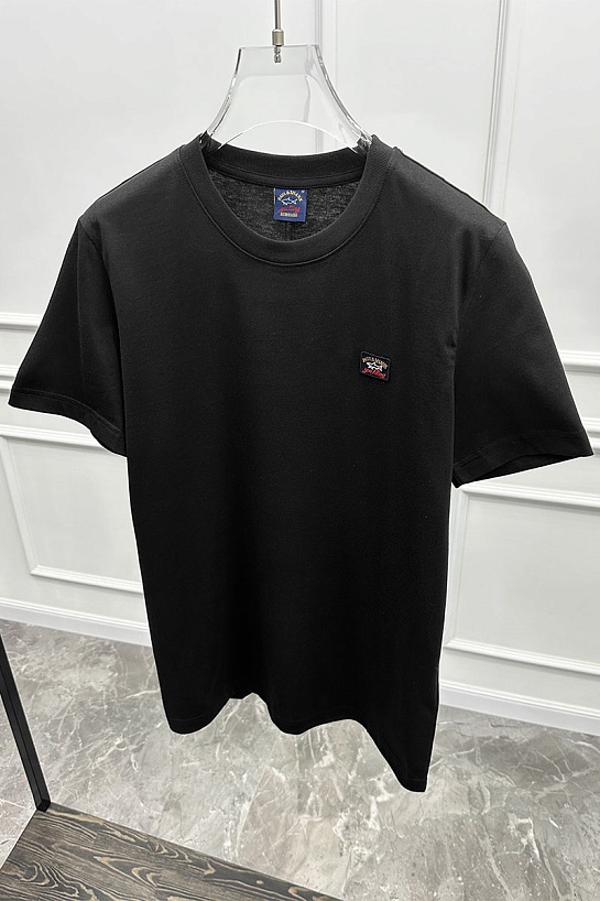 Футболка чёрного цвета Paul & Shark logo-patch