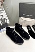 Кроссовки с мехом Ermenegildo Zegna Triple Stitch high-top - Black