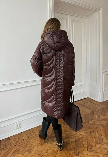 Женский пуховик Schiaparelli Premium - Brown   